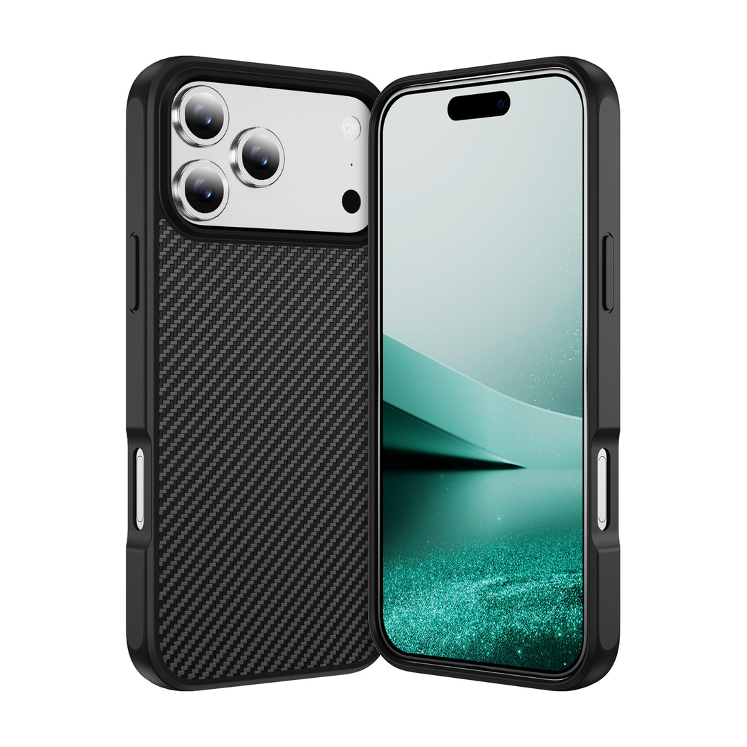 Back Pocket Carbon Weave MagSafe Phone Case Cover