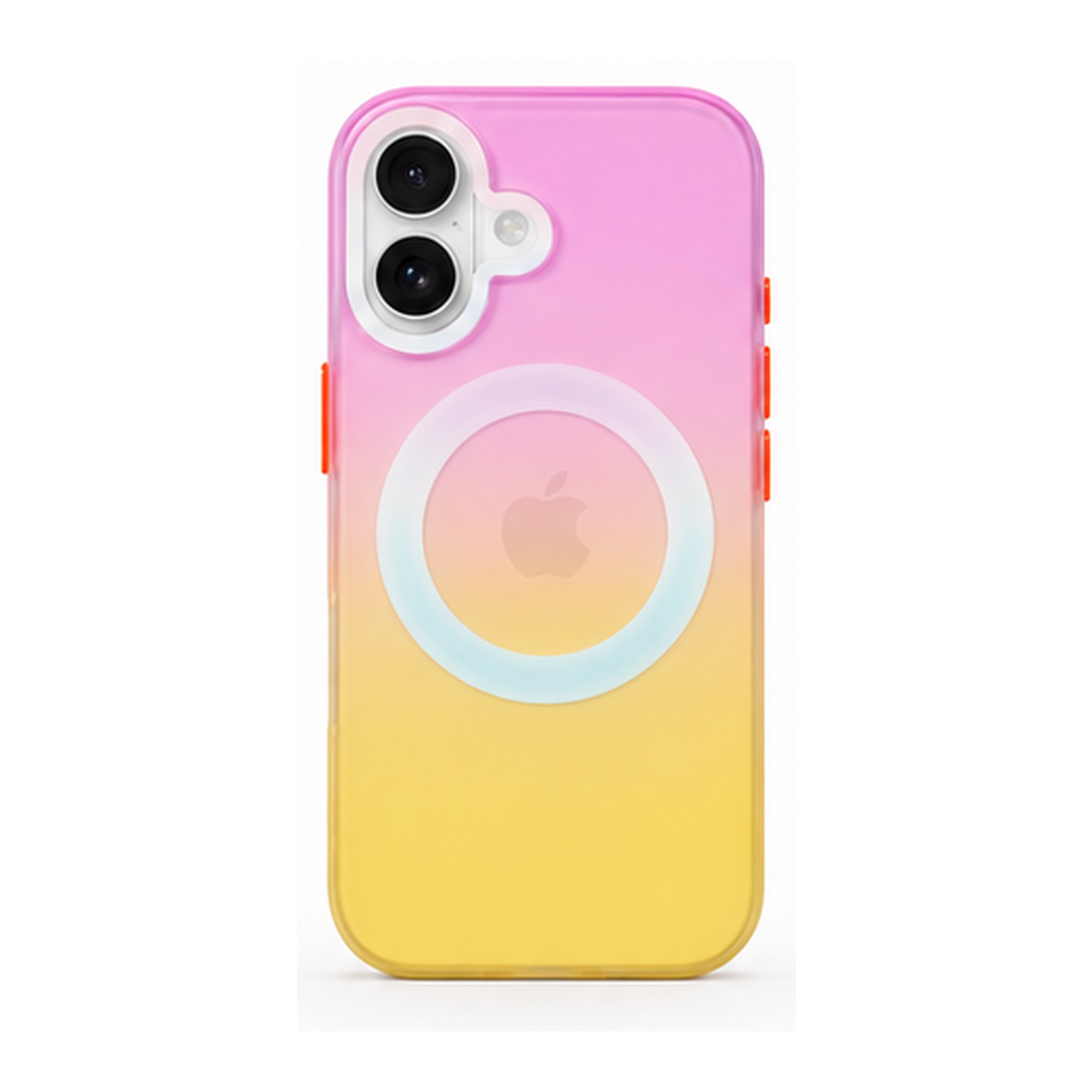 Matte Joyful – Phone Case with Built-In Magnetic Ring & Raised Camera Protection