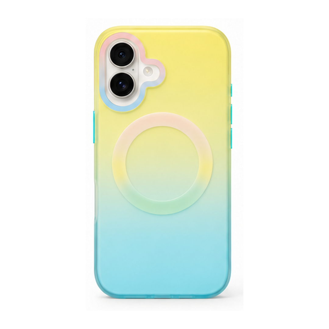 Matte Joyful – Phone Case with Built-In Magnetic Ring & Raised Camera Protection