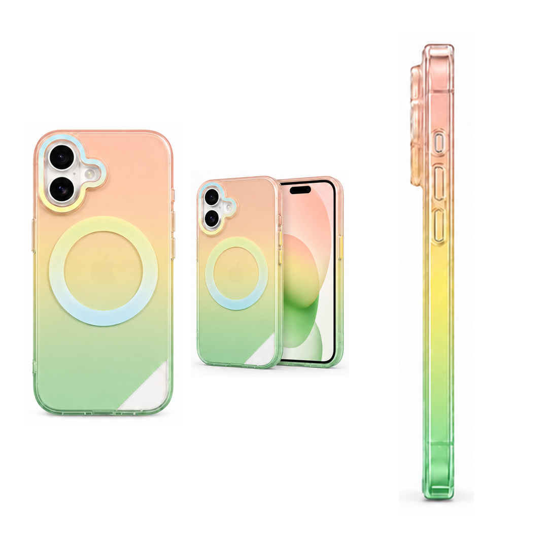 Matte Joyful – Phone Case with Built-In Magnetic Ring & Raised Camera Protection
