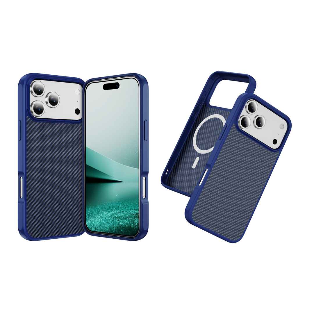 Back Pocket Carbon Weave MagSafe Phone Case Cover