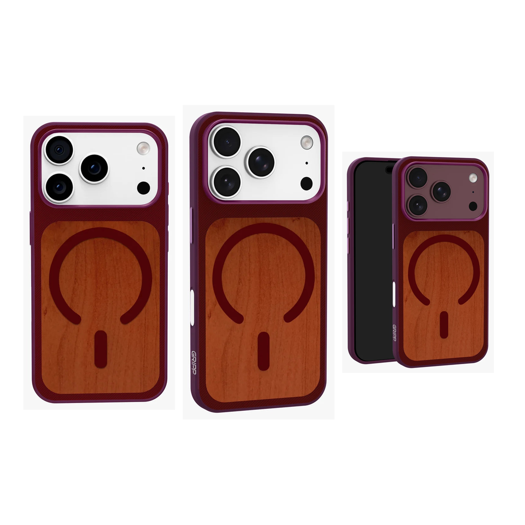 GRIPP Oak MagSafe Case