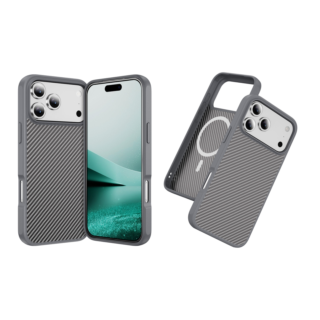 Back Pocket Carbon Weave MagSafe Phone Case Cover