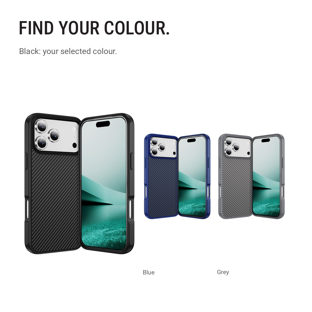 Back Pocket Carbon Weave MagSafe Phone Case Cover