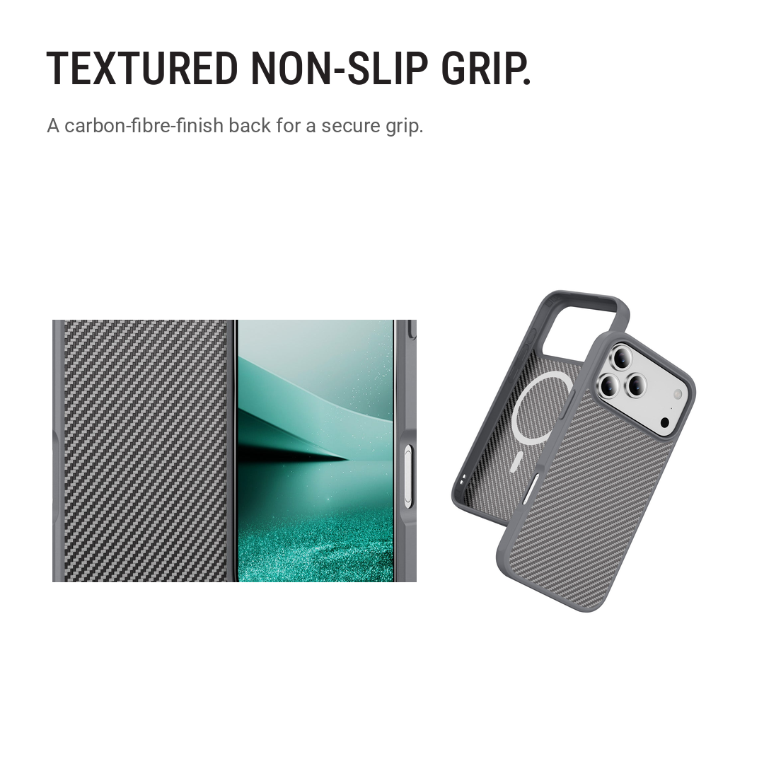 Back Pocket Carbon Weave MagSafe Phone Case Cover