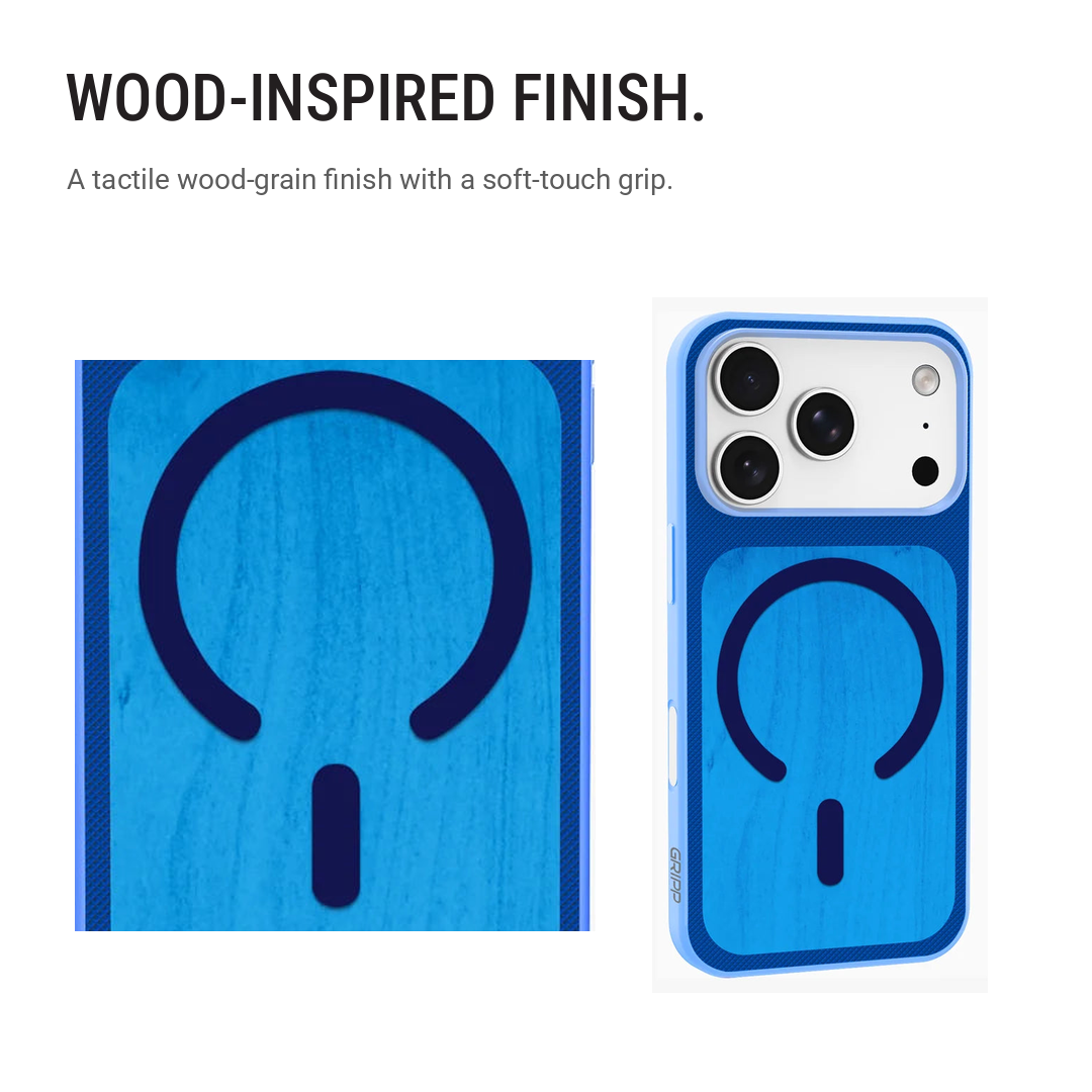 GRIPP Oak MagSafe Case
