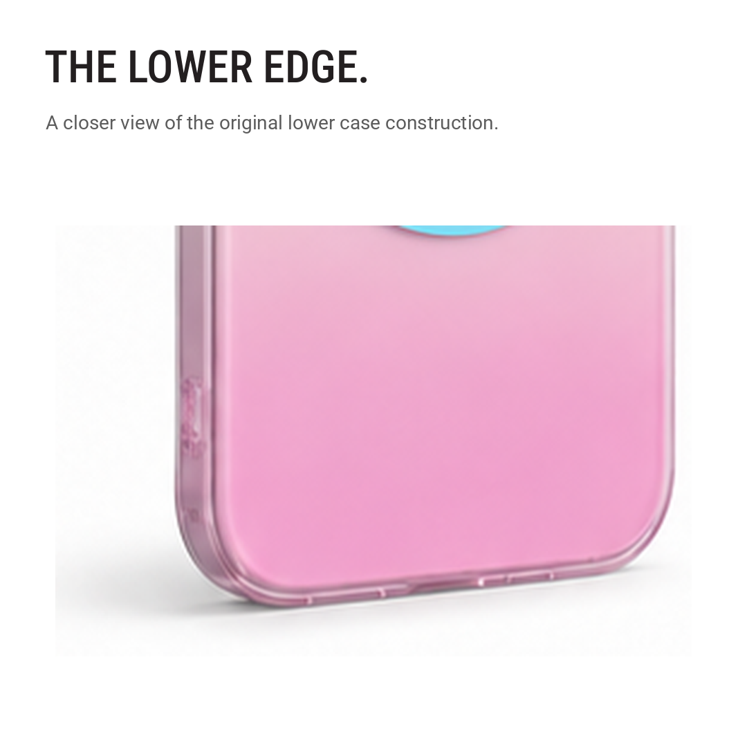 Matte Joyful – Phone Case with Built-In Magnetic Ring & Raised Camera Protection