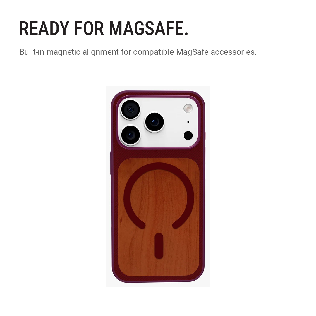 GRIPP Oak MagSafe Case