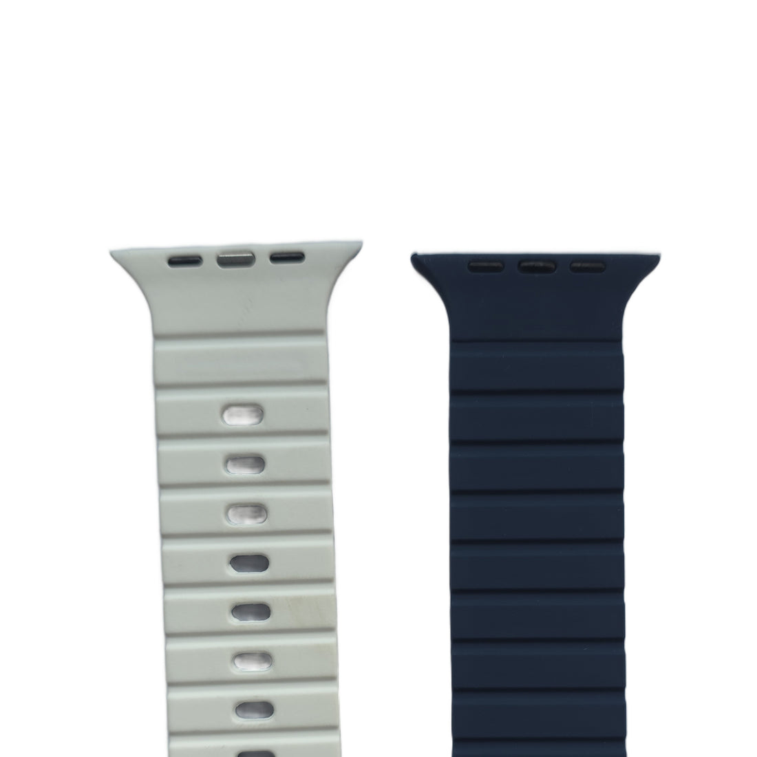 Back Pocket Ribbed Silicone Sport Band for Apple Watch