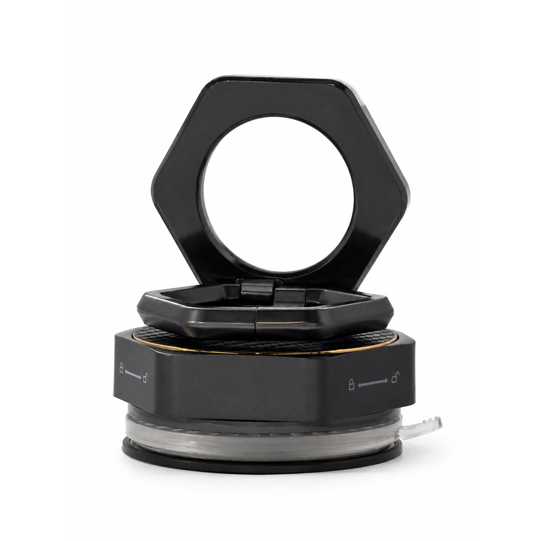 Back Pocket Vacuum Magnetic Phone Holder | Foldable 360° Adjustable Mobile Mount