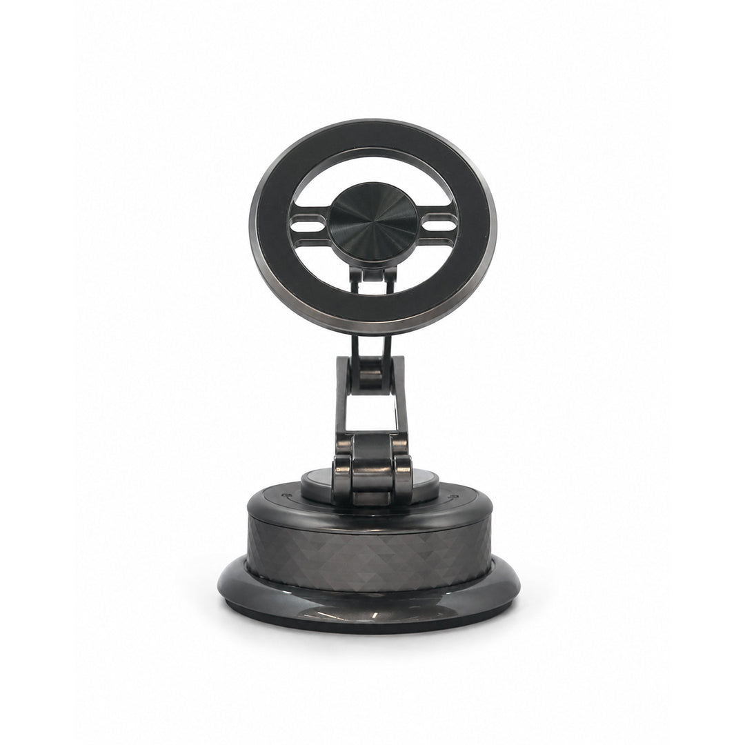 Back Pocket Foldable Magnetic Phone Holder – 360° Adjustable Vacuum Suction Mobile Stand