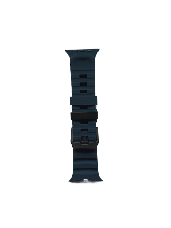 Back Pocket Rugged Silicone Sport Band for Apple Watch