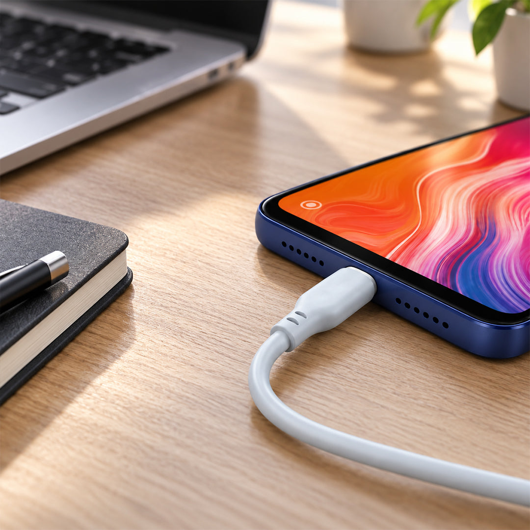 iyantra Silicone Type-C to Type-C Fast Charging Data Cable 100W - 1.5 Meter