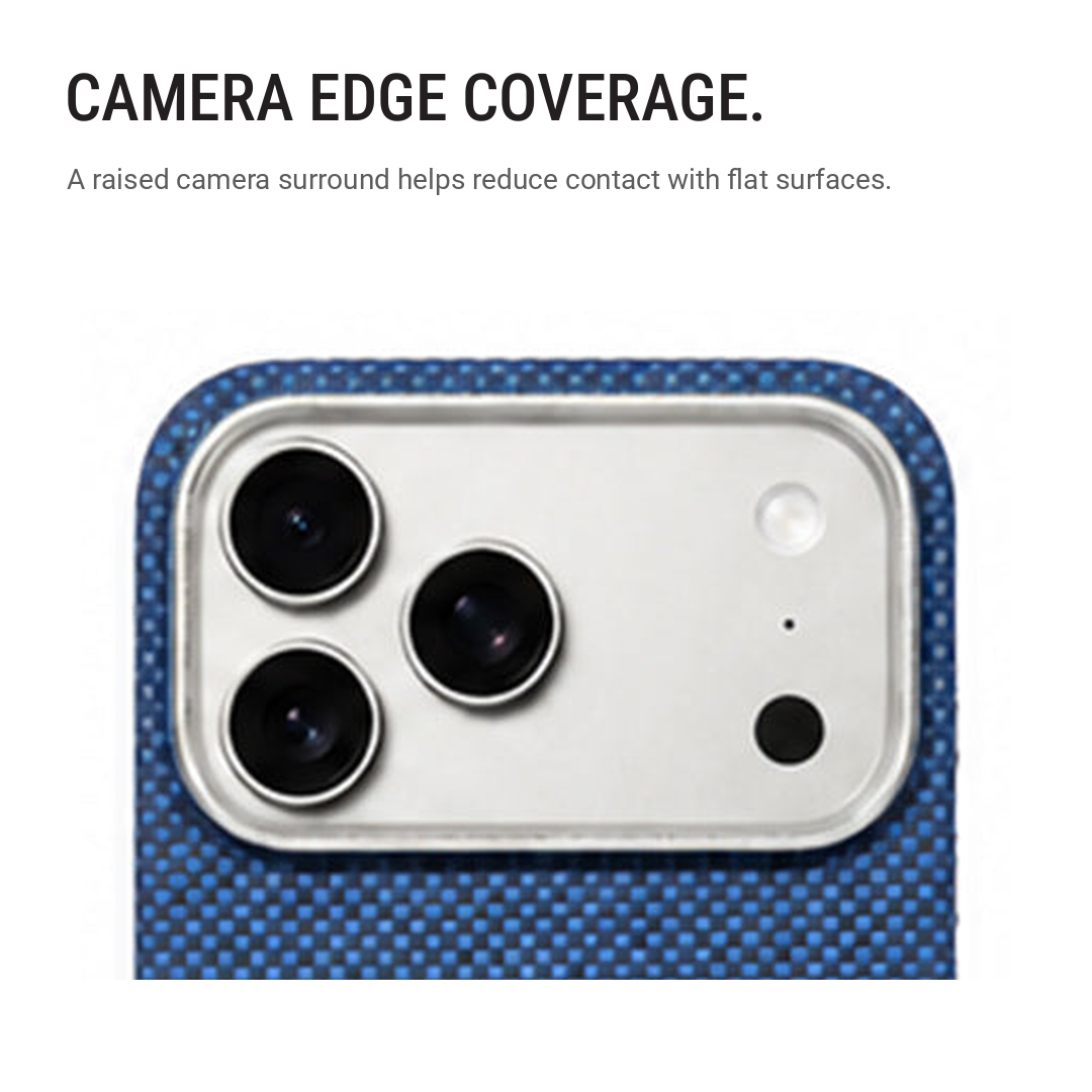 Blue Lattice-Weave Ultra-Slim Magnetic Protective Case