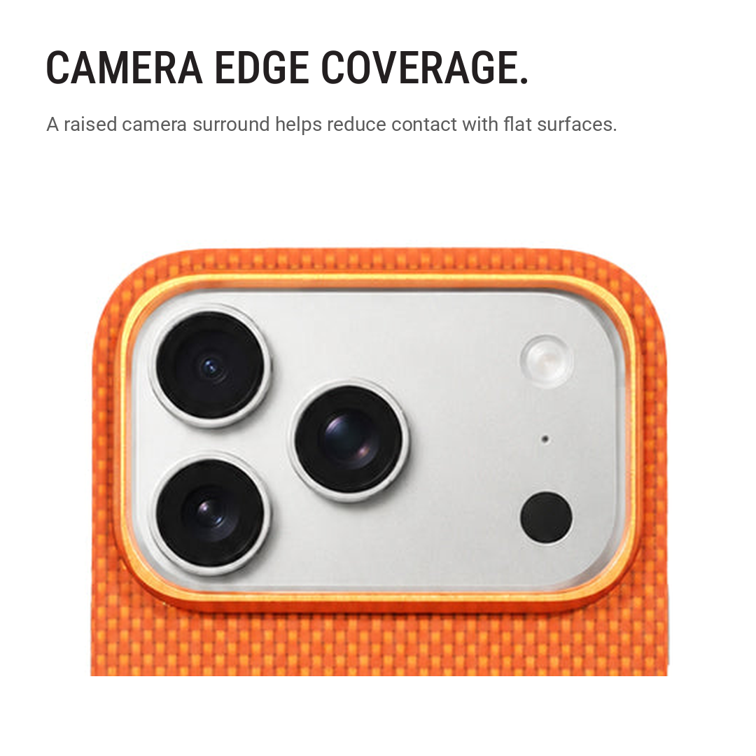 Rugged Magnetic Shockproof Protective Case with Matte Finish – Orange