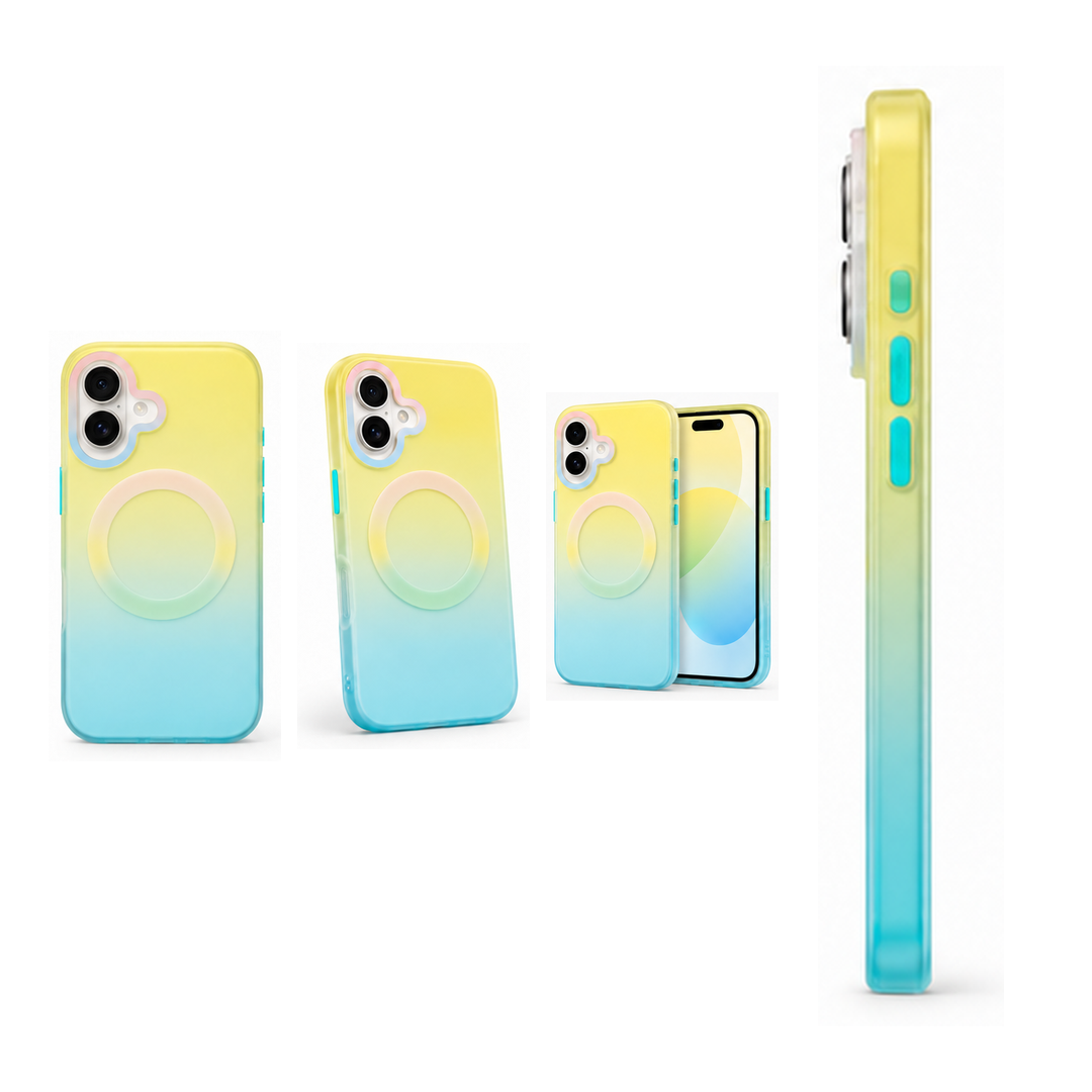 Matte Joyful – Phone Case with Built-In Magnetic Ring & Raised Camera Protection