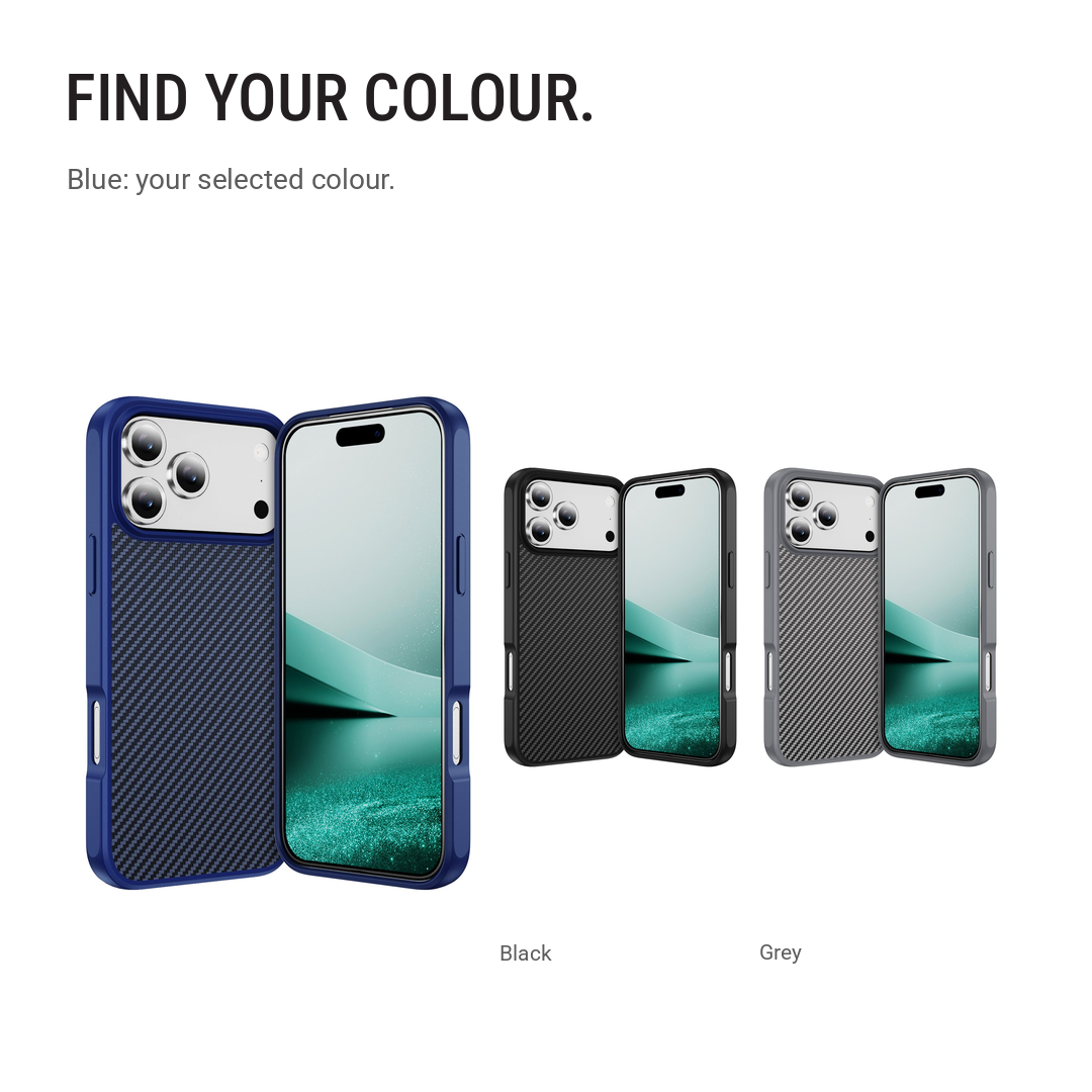 Back Pocket Carbon Weave MagSafe Phone Case Cover