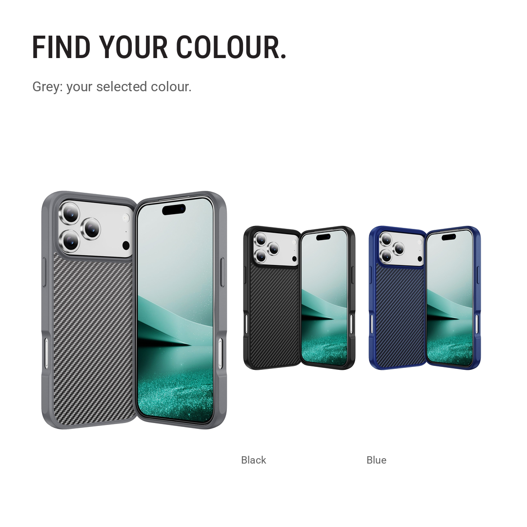 Back Pocket Carbon Weave MagSafe Phone Case Cover
