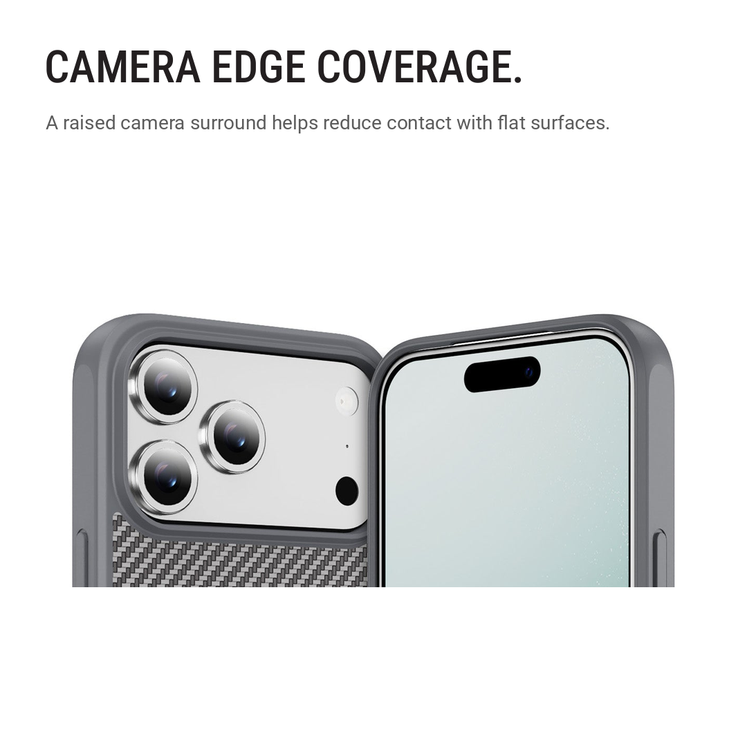 Back Pocket Carbon Weave MagSafe Phone Case Cover
