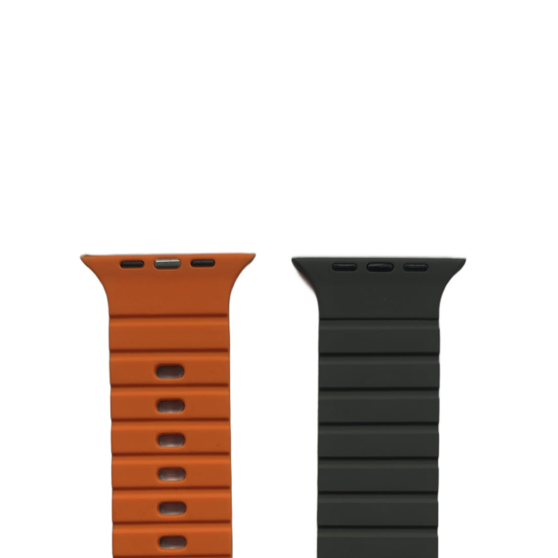Back Pocket Ribbed Silicone Sport Band for Apple Watch