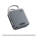 CX35 10000mAh Magnetic Wireless Charging Power Bank with 2 Fast Charging Cables