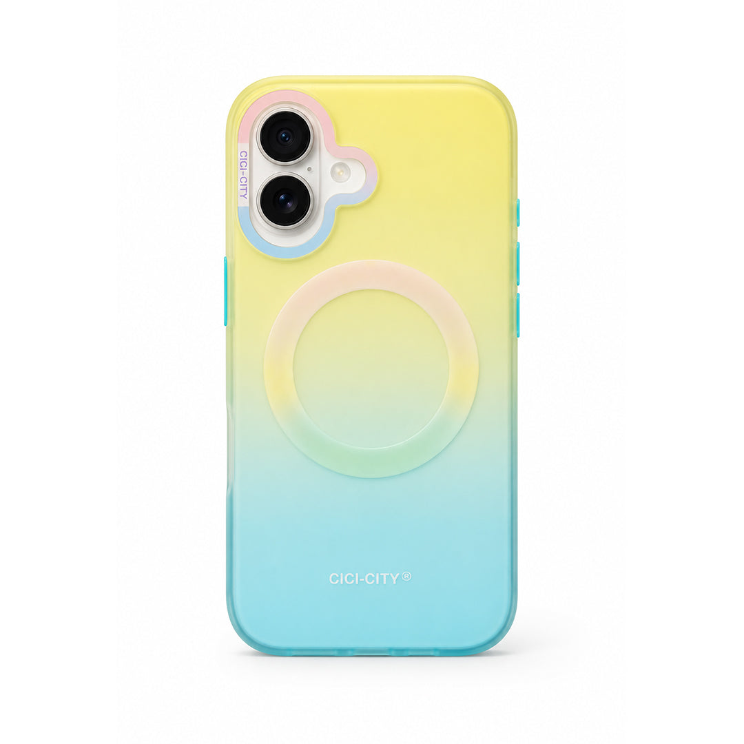 Matte Joyful – Phone Case with Built-In Magnetic Ring & Raised Camera Protection