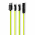 4-in-1 Multi Charging Cable | USB-A to Lightning, Type-C & Micro-USB, Braided Design