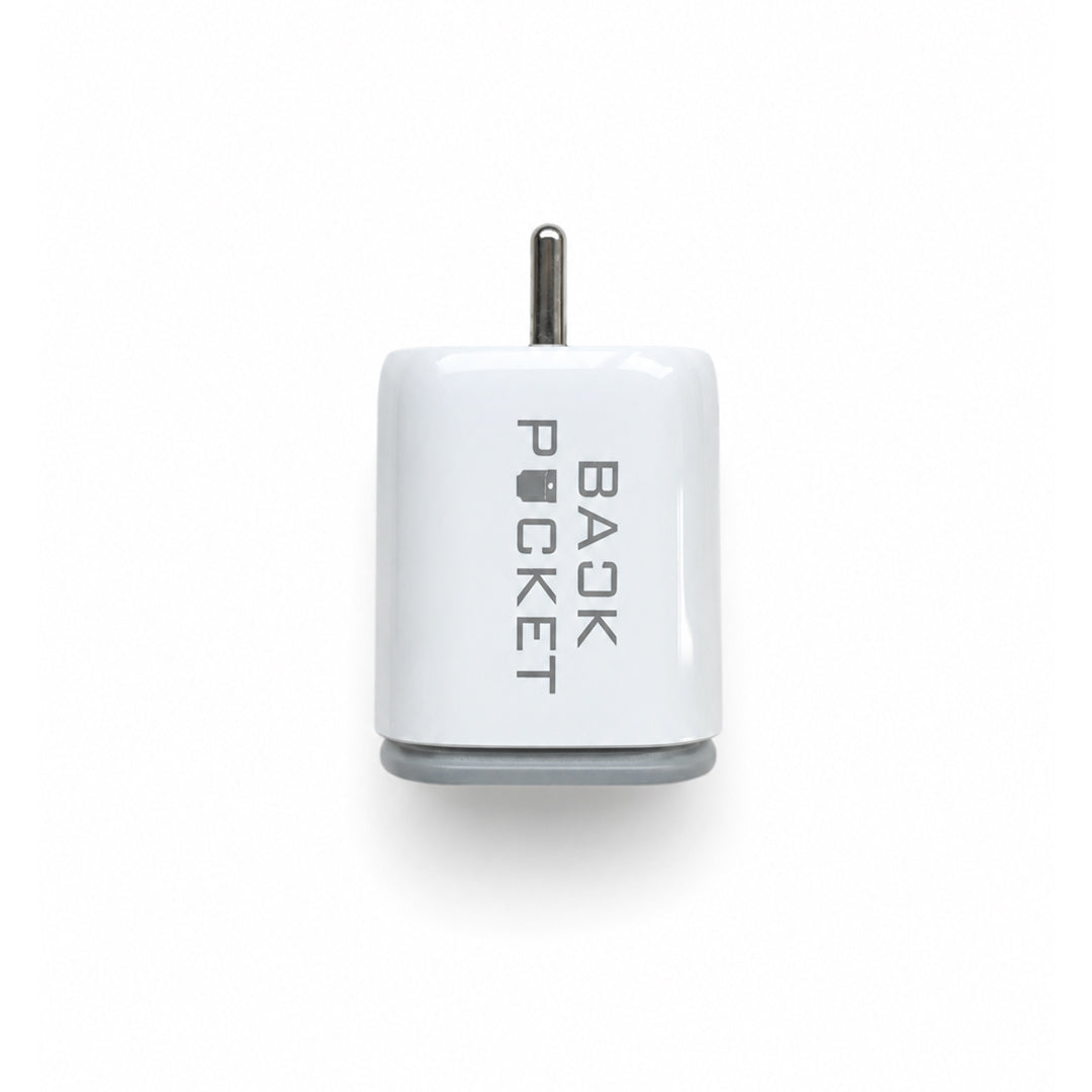 Back Pocket 30W Fast Charging Adapter – USB-C + USB-A
