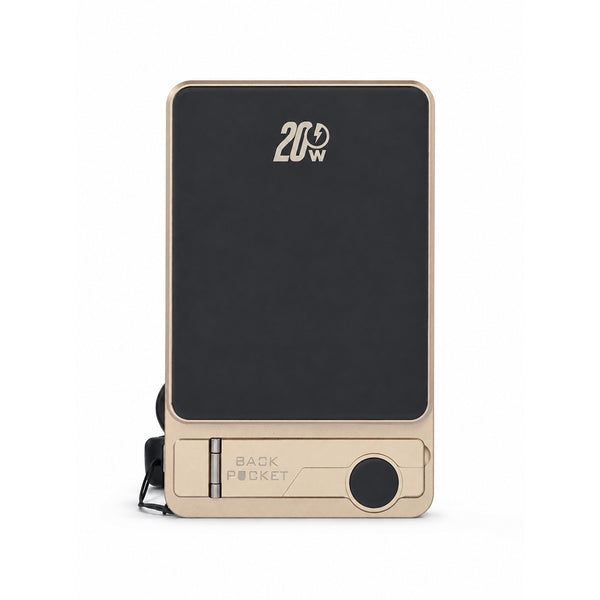 20W Magnetic Wireless Power Bank with Kickstand | Slim Fast Charger