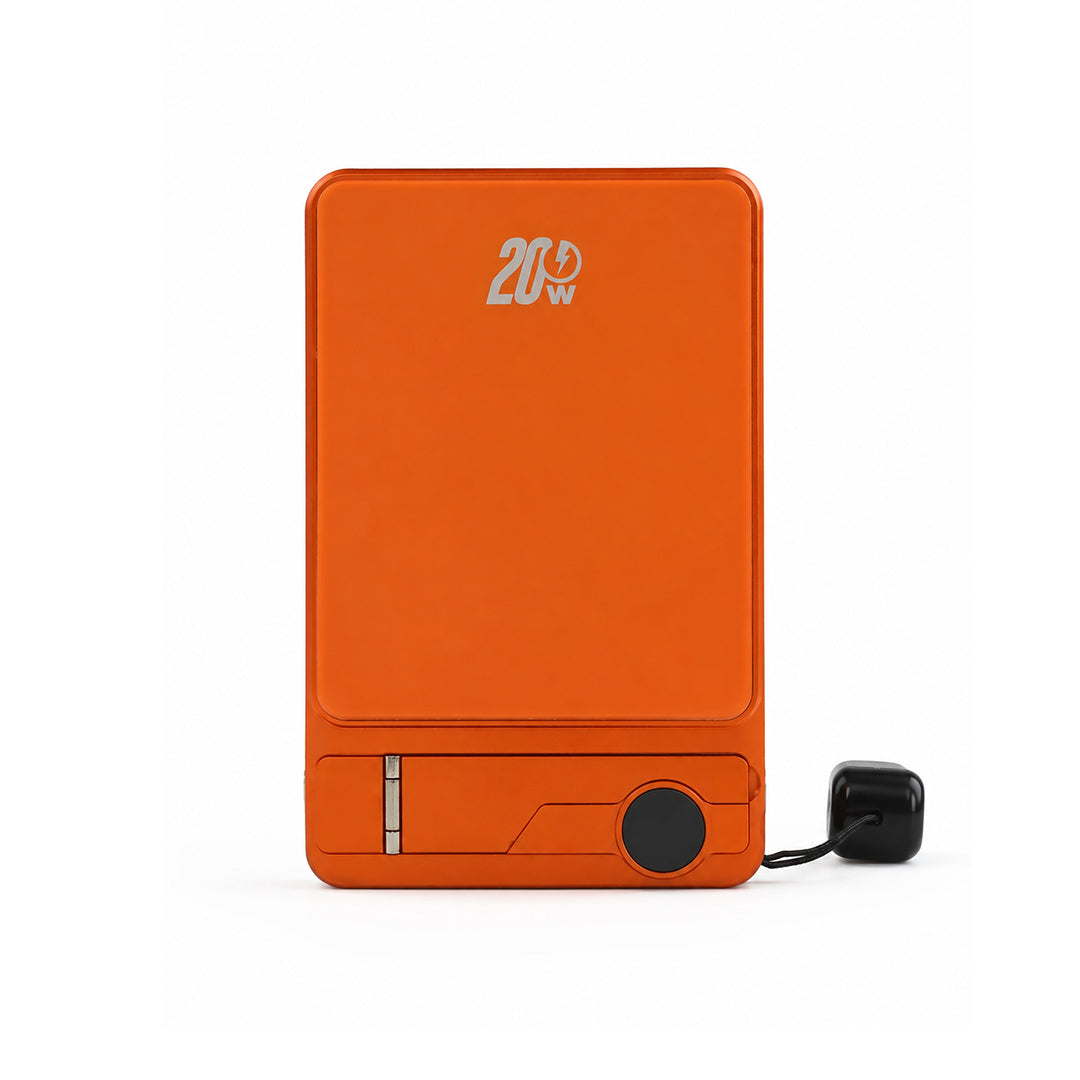 20W Magnetic Wireless Power Bank with Kickstand | Slim Fast Charger