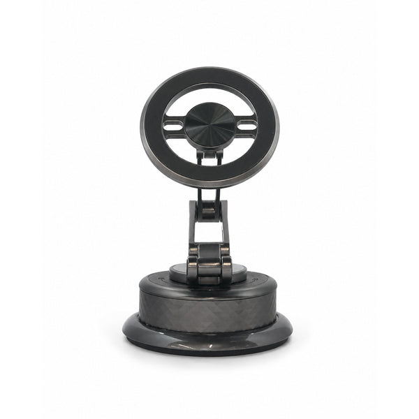 Back Pocket Foldable Magnetic Phone Holder – 360° Adjustable Vacuum Suction Mobile Stand