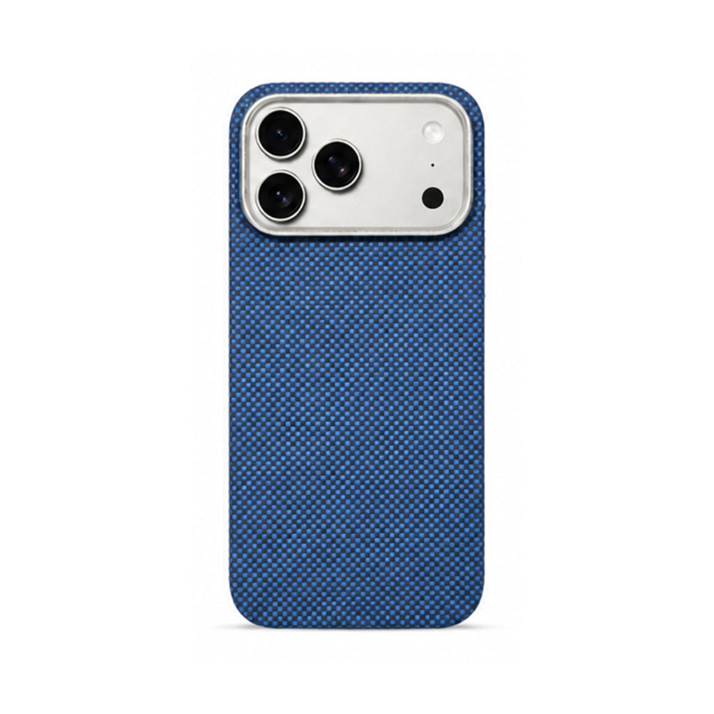 Blue Lattice-Weave Ultra-Slim Magnetic Protective Case