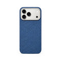 Blue Lattice-Weave Ultra-Slim Magnetic Protective Case