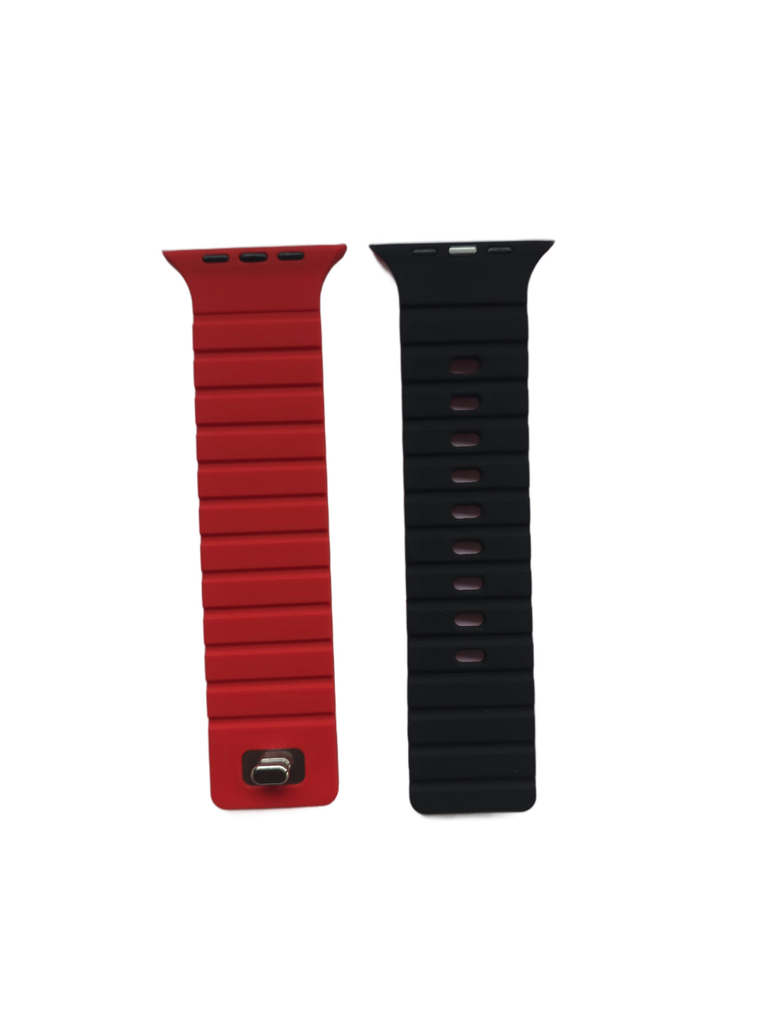 Back Pocket Ribbed Silicone Sport Band for Apple Watch