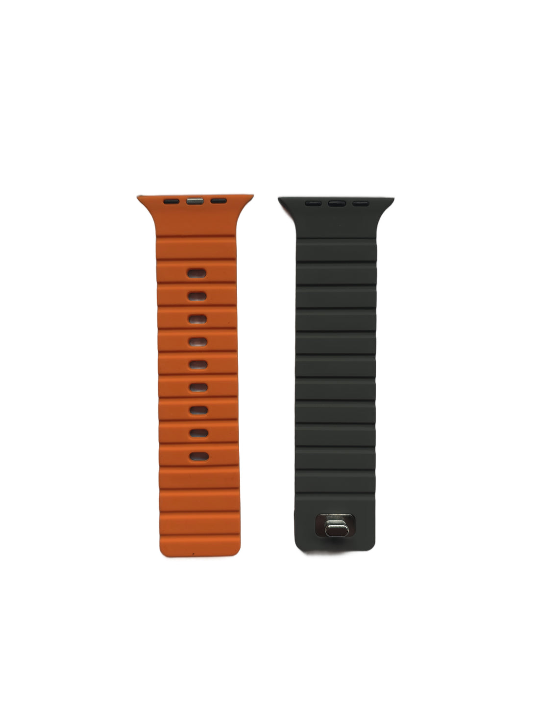 Back Pocket Ribbed Silicone Sport Band for Apple Watch