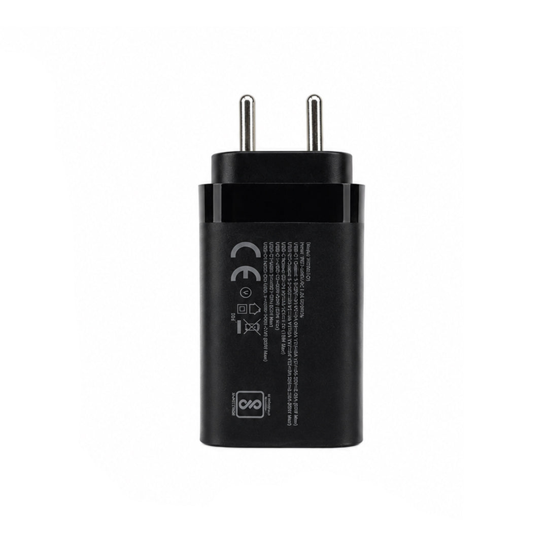 Back Pocket Black Fast Charging Wall Charger
