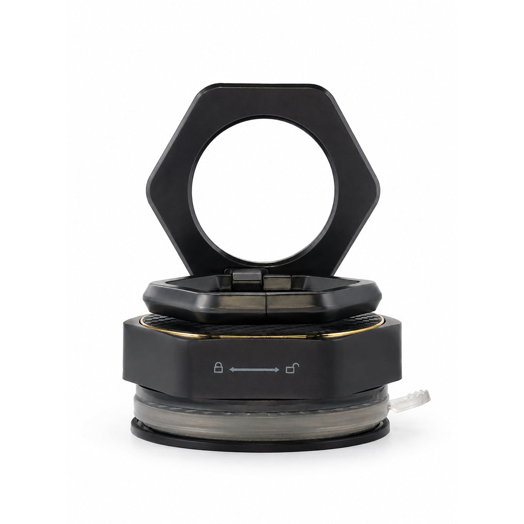 Back Pocket Vacuum Magnetic Phone Holder | Foldable 360° Adjustable Mobile Mount
