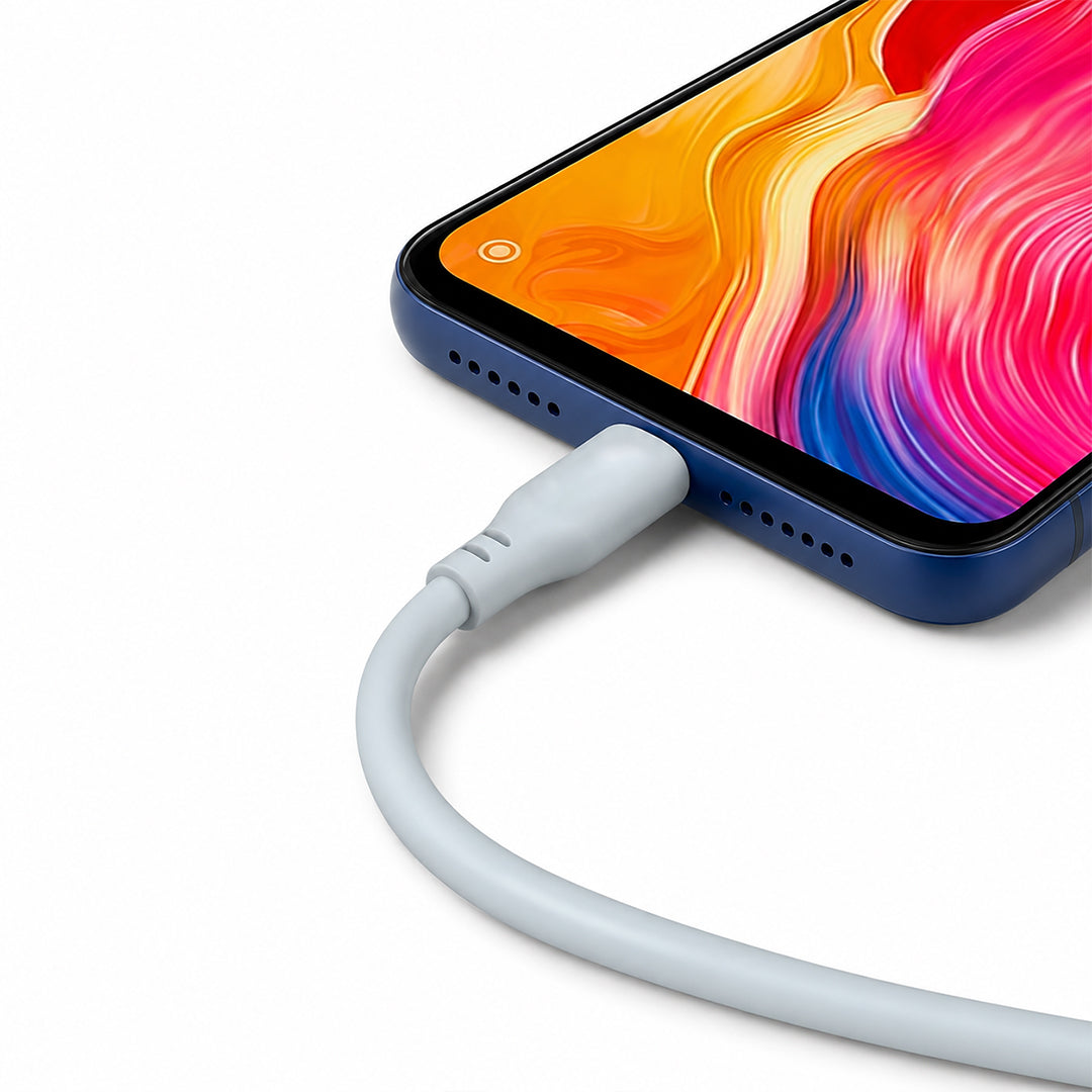 Silicone Type-C to Type-C Fast Charging Data Cable