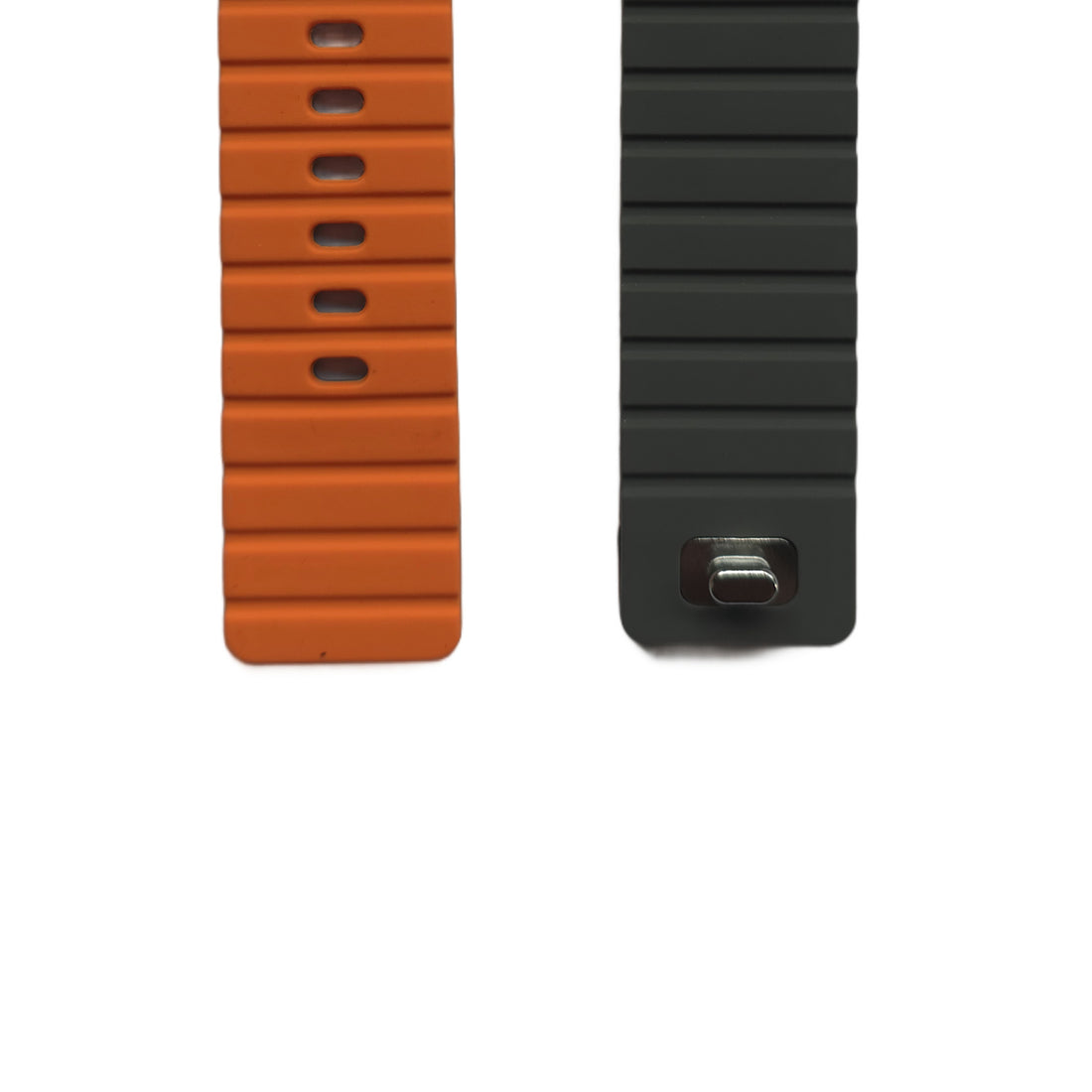 Back Pocket Ribbed Silicone Sport Band for Apple Watch