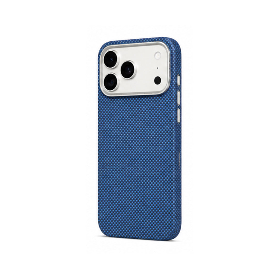 Blue Lattice-Weave Ultra-Slim Magnetic Protective Case