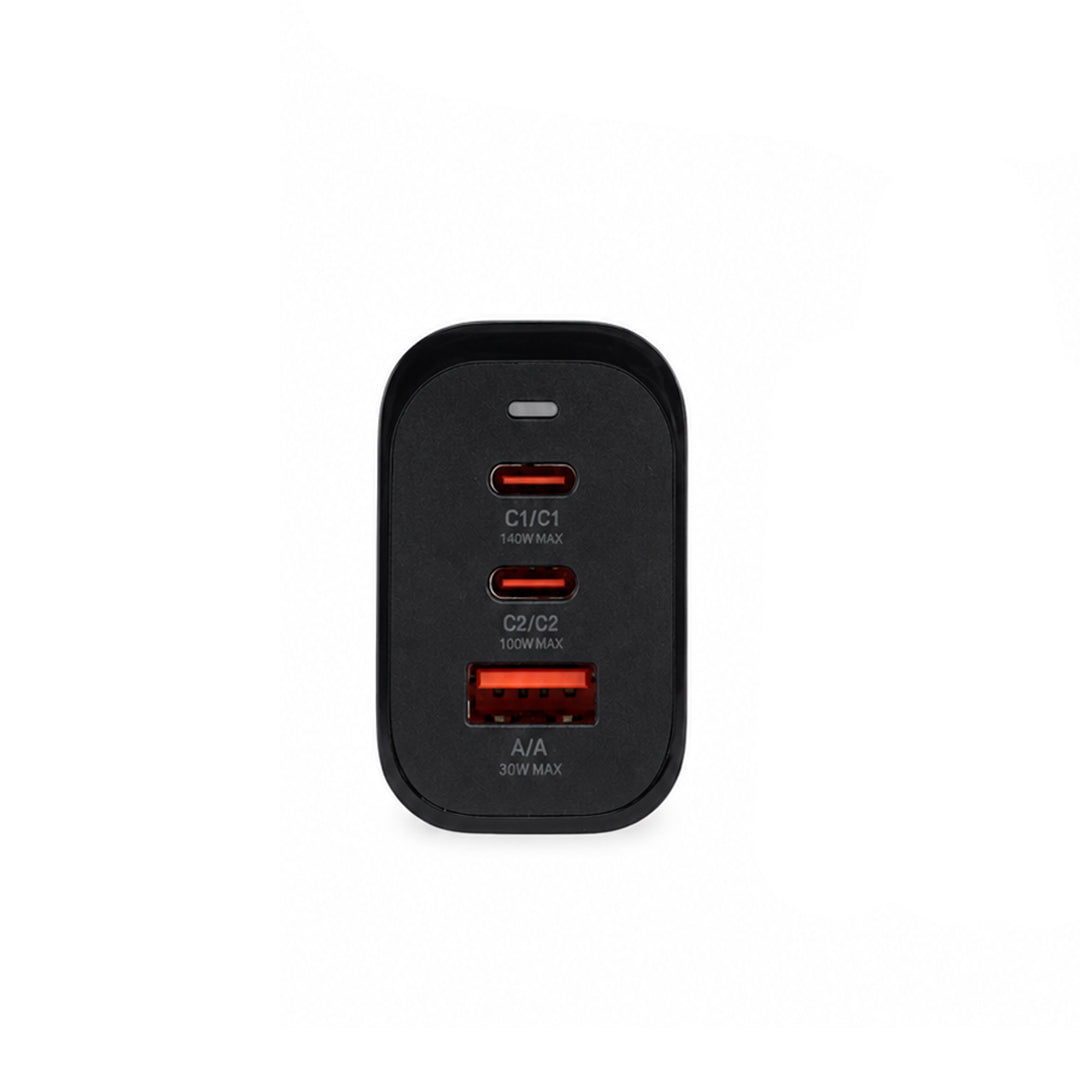 Back Pocket Black Fast Charging Wall Charger