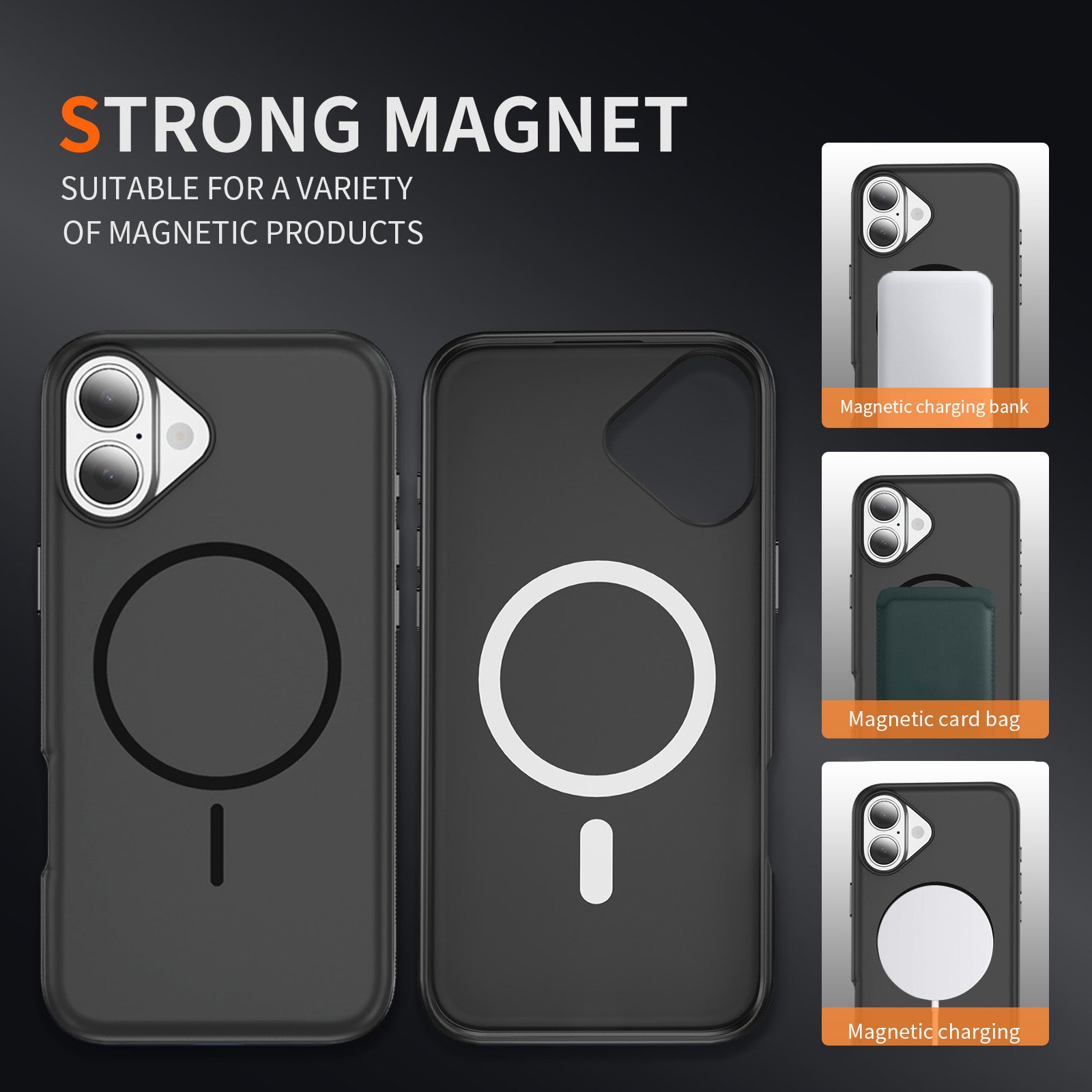 Magsafe Case – Strong Magnetic Phone Case with Built-In Magnetic Ring