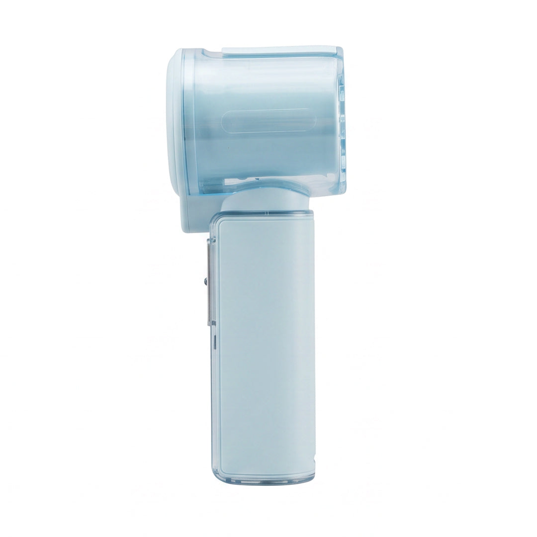 Back Pocket Handheld Mist Fan with LED Speed Display – Rechargeable 2-in-1 Cooling Fan