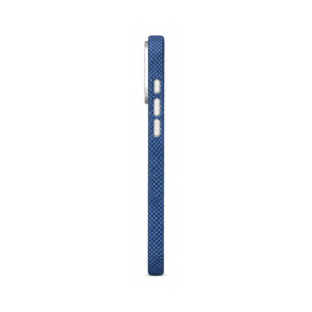 Blue Lattice-Weave Ultra-Slim Magnetic Protective Case