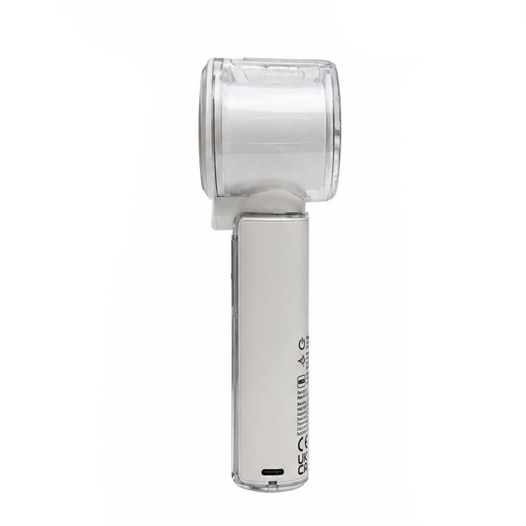 Back Pocket Handheld Mist Fan with LED Speed Display – Rechargeable 2-in-1 Cooling Fan