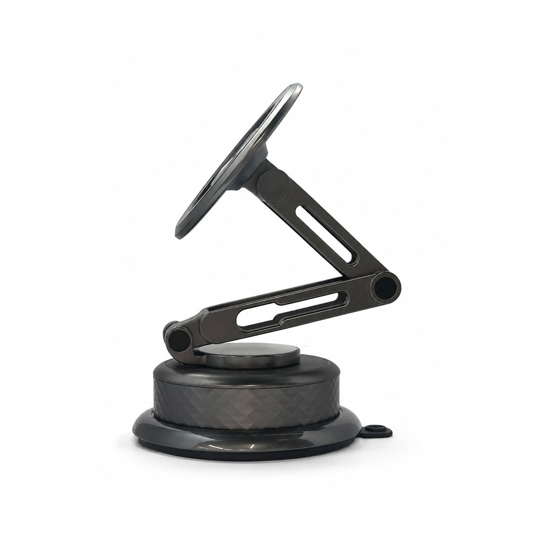 Back Pocket Foldable Magnetic Phone Holder – 360° Adjustable Vacuum Suction Mobile Stand