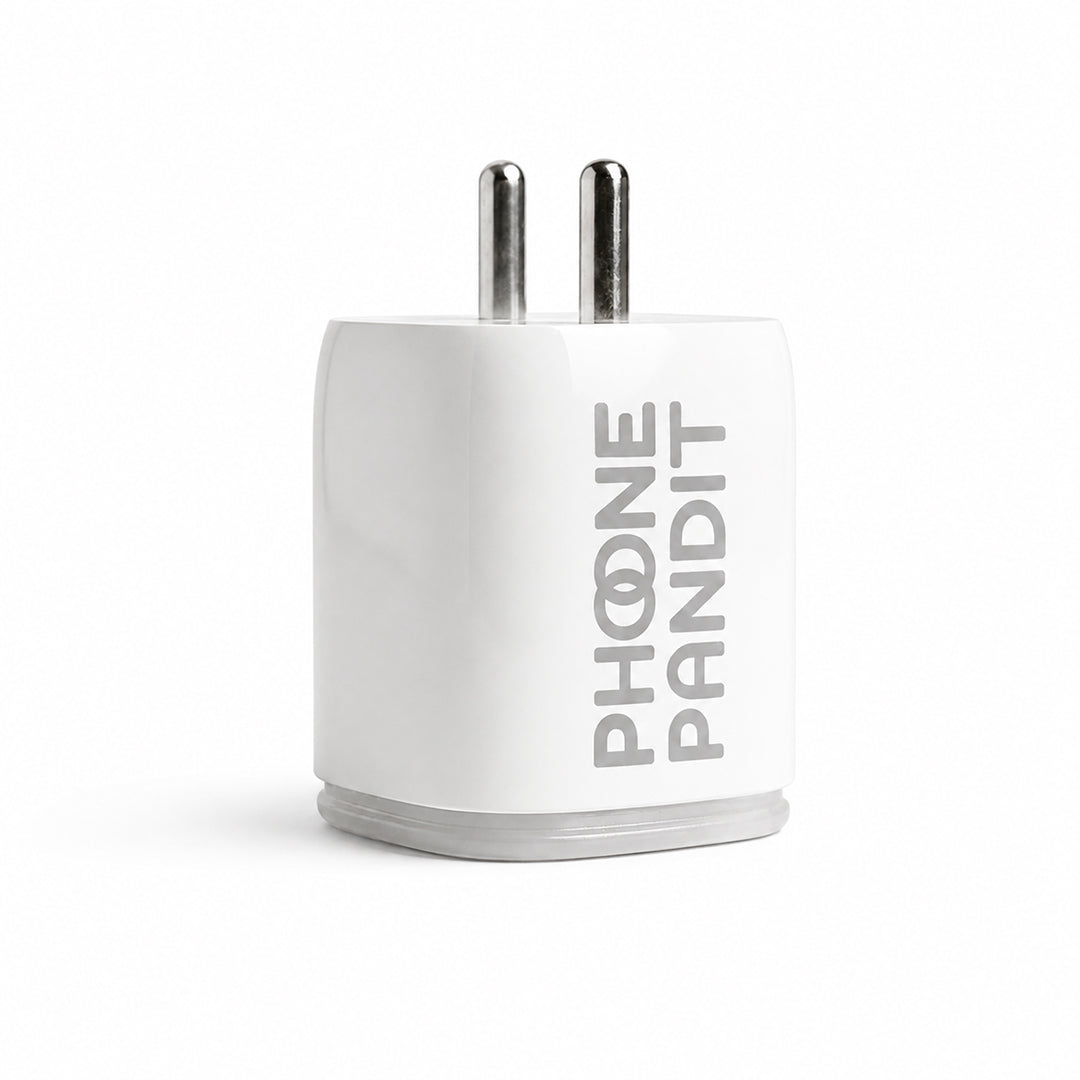 33W Dual Port Fast Wall Charger | PD & QC Compact Travel Adapter
