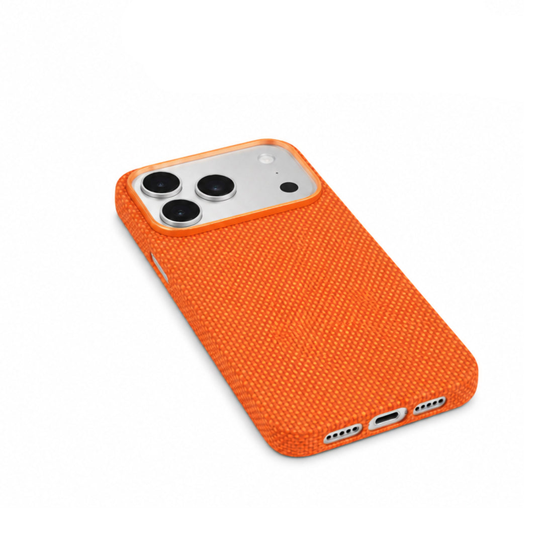 Rugged Magnetic Shockproof Protective Case with Matte Finish – Orange