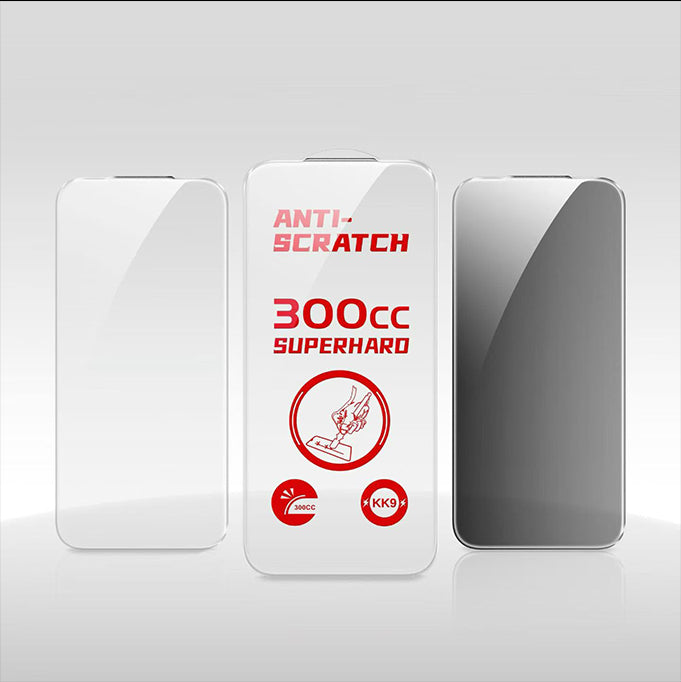 300CC Superhard Anti-Scratch Screen Protector – 9H Tempered Glass