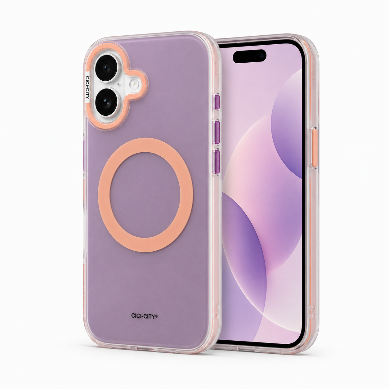 Silicone Case – Premium Translucent Phone Cover with Magnetic Charging Support